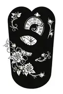 Design a tattoo of a heart intertwined with a clock, representing your dedication to hard work and loyalty to your spouse tattoo design idea