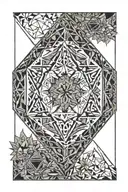 420 humanity tattoo design idea