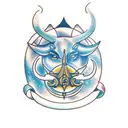 taurus tattoo design idea