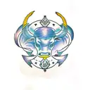 taurus tattoo design idea