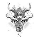 taurus tattoo design idea