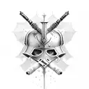 the crusader tattoo design idea