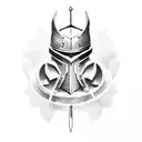 the crusader tattoo design idea
