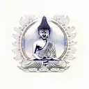 Buddha tattoo design idea