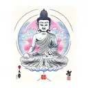 Buddha tattoo design idea
