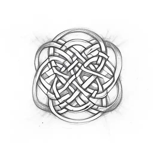 Celtic knot with the words "prodigal" and "Luke 15:32" tattoo design idea