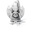 totem tattoo design idea