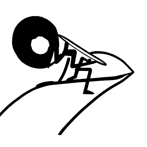 3/4 view camera with legs on a surfboard tattoo design idea