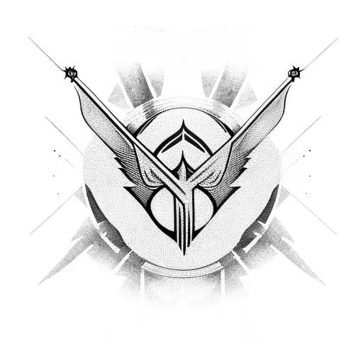 victory tattoo design idea