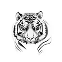 Tiger tattoo design idea