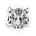 Tiger tattoo design idea