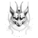 Anubis tattoo design idea