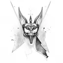 Anubis tattoo design idea