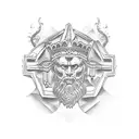 stoic philosophy  tattoo design idea