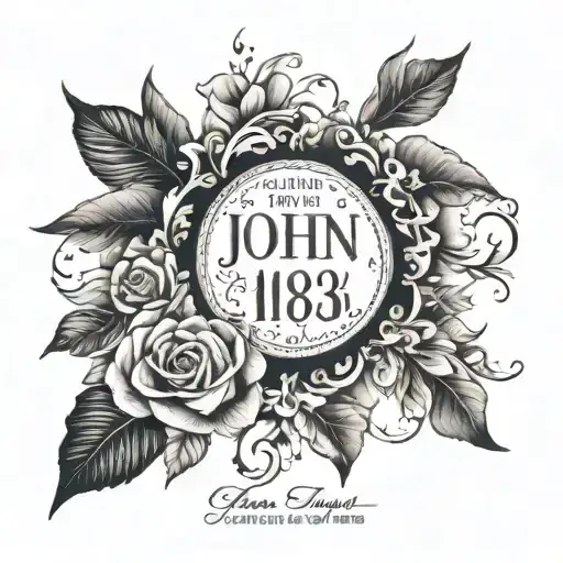 John 13:7 verse tattoo tattoo design idea