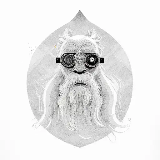 The word 'Dr.' in pride colours tattoo design idea