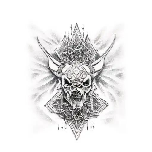 Gothic Orion tattoo design idea