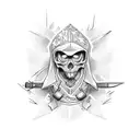 patriotic tattoo design idea