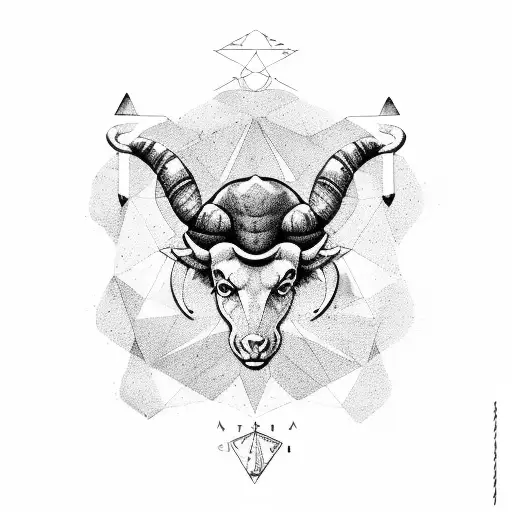 Aries Symbol Lucas Kiersey tattoo design idea