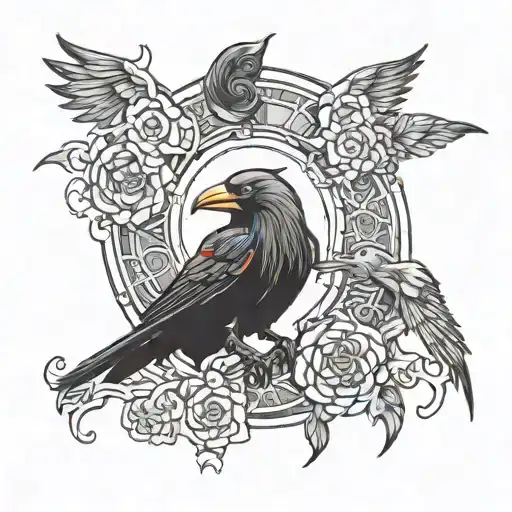 Crow, Itachi Uchiha, naruto, dark souls  tattoo design idea