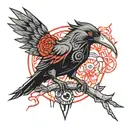 Crow Itachi Uchiha  tattoo design idea