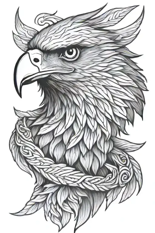 Eagle eyes tattoo design idea