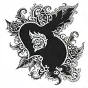 name oscar tattoo design idea