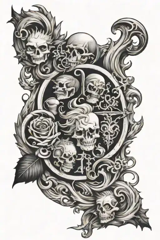 the seven deadly sins tattoo design idea
