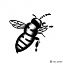 Honey Bee tattoo design idea