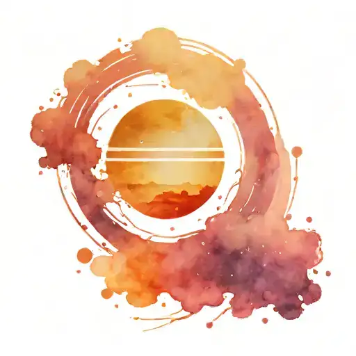 dark side of the moon tattoo design idea