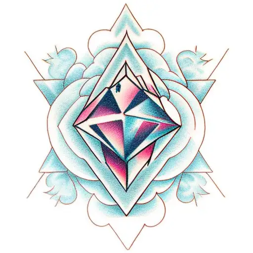 30 Diamond Tattoo Designs For Inspiration | Diamond tattoo designs, Diamond  tattoos, Traditional diamond tattoo