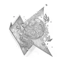 letter J N Z tattoo design idea