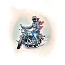  motorcycle gs bmw tattoo design idea