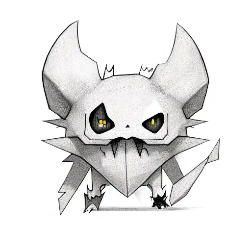 Mimikyu tattoo design idea