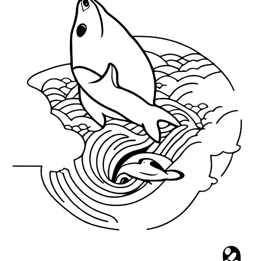 Orca tattoo design idea