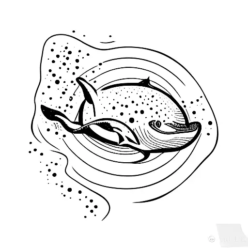 killer whale tattoo design idea