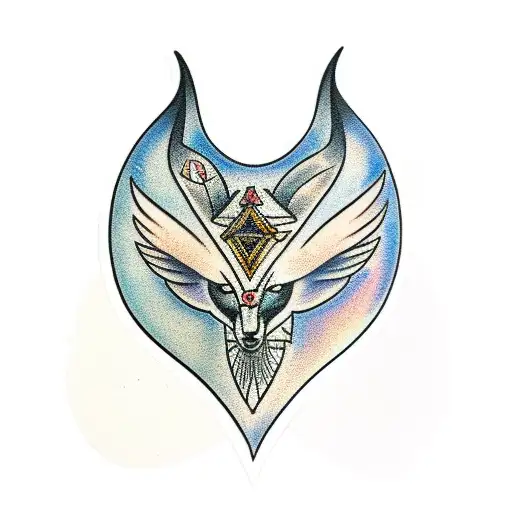 the goddess nyx tattoo design idea