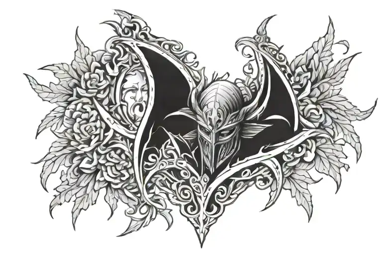 berserk brand of sacrifice tattoo design idea