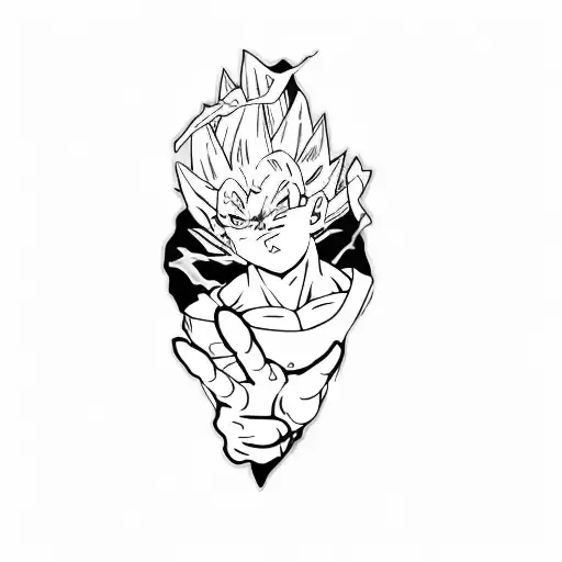 saiyan saiyan saiyan saiyan saiyan tattoo design idea