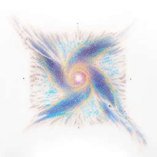 milkyway galaxy with the caption "Bask in our cosmiic insignificance" tattoo design idea