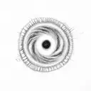 milkyway galaxy with the caption "Bask in our cosmiic insignificance" tattoo design idea