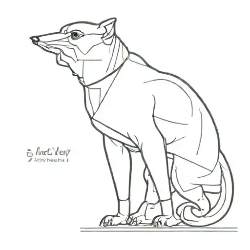 B like daddy tattoo design idea