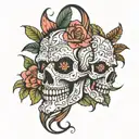 B like daddy tattoo design idea