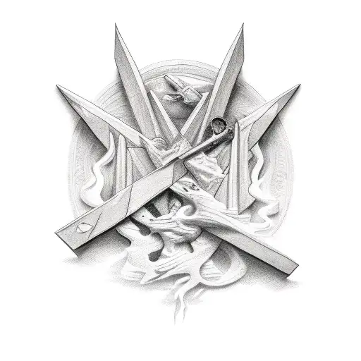 Ark of the covenant tattoo design idea