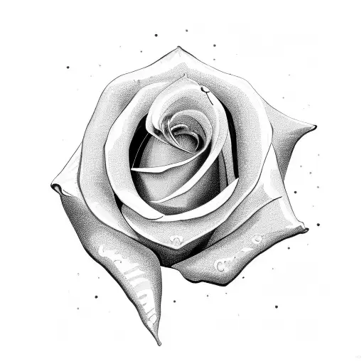 piano with a rose, with a photo camera and a galaxy tattoo design idea