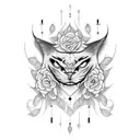 1111  tattoo design idea