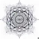 Mandala tattoo design idea