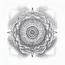 Mandala tattoo design idea
