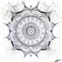 Mandala tattoo design idea