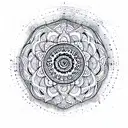 Mandala tattoo design idea